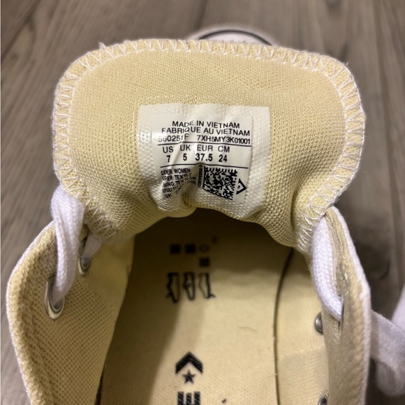 Converse Platform All Star White Canvas Sneakers - Picture 7 of 7